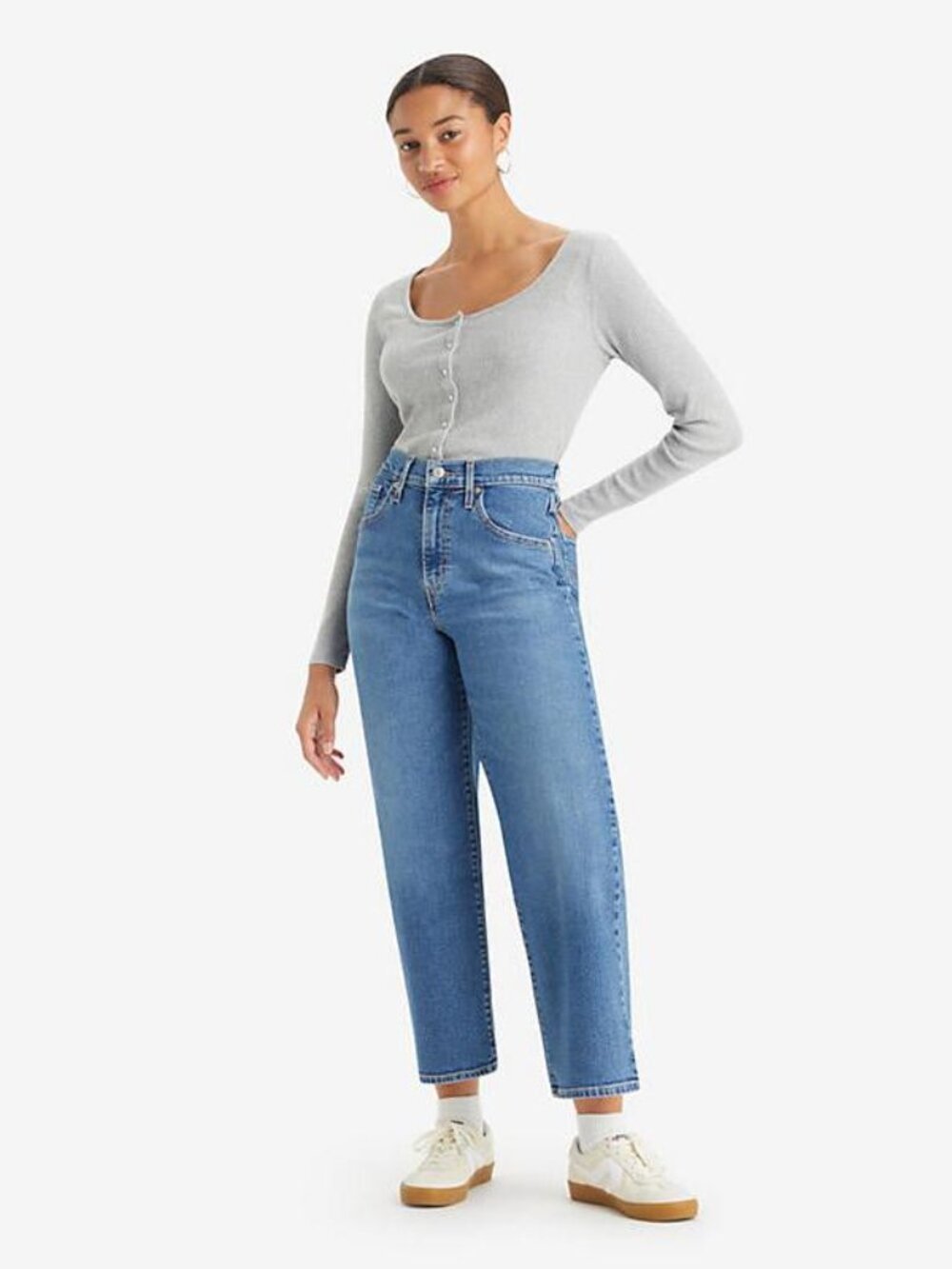 Levi's High Rise Wide Leg Jeans - 29